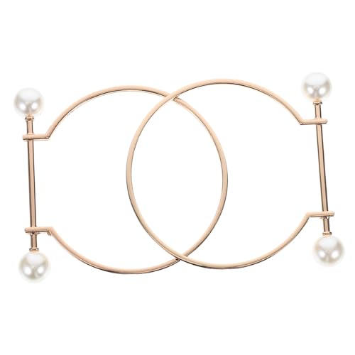 HAWILLOSCH 2 Stück Zinklegierung Taschenhenkel D förmig für Handtaschen DIY Zubehör Robust und Stilvoll Geeignet für Einkaufstaschen Handtaschen Praktische und Dekorative Tragegriffe von HAWILLOSCH