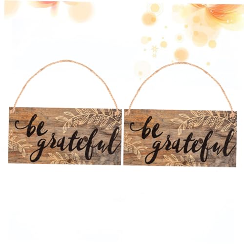 HAWILLOSCH 2stücke Willkommen Holzschild Kreatives Hängendes Willkommensschild Aus Holz Für Türdekoration Restaurant Und Zuhause Rustikaler Stil Braun Vielseitig Einsetzbar von HAWILLOSCH