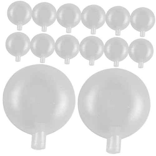 HAWILLOSCH 25 Stück Teiliges Ersatz quietscher Haustier Babyplüschspielzeug Runde Squeaker DIY Reparatur Zubehör für Katzen Hundespielzeug Weiß Langlebig und Einfach zu Verwenden von HAWILLOSCH
