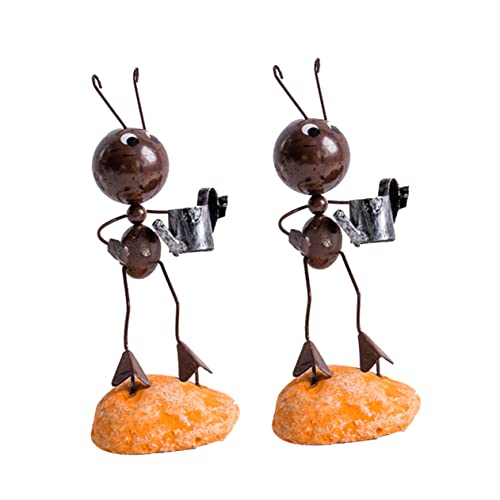 HAWILLOSCH 2stücke Ant Ornament Ameisen Modelle Handmade Dekoration Für Schreibtisch Auto Und Zuhause Lustige Ant Doll Für Büro Und Zufälliger Stil von HAWILLOSCH