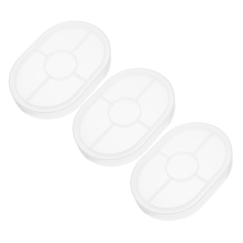 HAWILLOSCH 3 Stück Anpassbare Ovale Gießform für Diy Harzprojekte für Tabletts Untersetzer und Dekoration HAWILLOSCH 3 Stück Anpassbare Ovale Gießform für Diy Harzprojekte für Tabletts Untersetzer und Dekoration von HAWILLOSCH