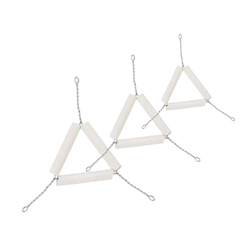 HAWILLOSCH 3 Stück Hitzebeständiges Tiegel dreieckgestell für Chemieexperimente Labor Stabiler Tiegelhalter mit Sicherem Stand Vielseitig für Chemische Versuche und Hohe Temperaturen von HAWILLOSCH