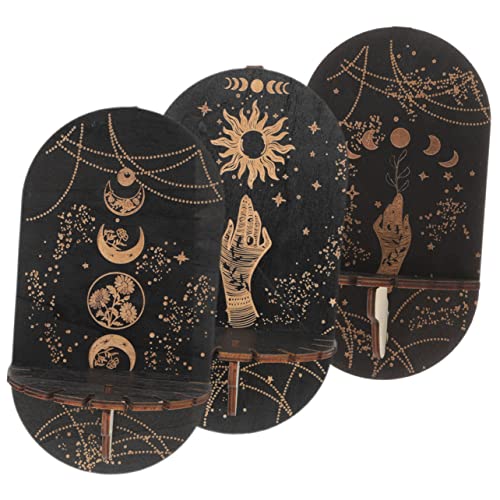 HAWILLOSCH 3 stücke Witchy für S Holz Kristall Display Stand Stil Dekorative HAWILLOSCH 3 stücke Witchy für S Holz Kristall Display Stand Stil Dekorative von HAWILLOSCH