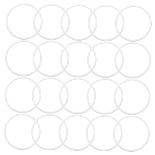 HAWILLOSCH 30St -Reifen circut kunststoffringe hochzeitsdeko bastel Materialien Wand polsterung klare weihnachtskugeln Heimdekoration Handarbeitsreifen Kranzreifen Plastik Weiß HAWILLOSCH 30St -Reifen circut kunststoffringe hochzeitsdeko bastel Materialien Wand polsterung klare weihnachtskugeln Heimdekoration Handarbeitsreifen Kranzreifen Plastik Weiß von HAWILLOSCH