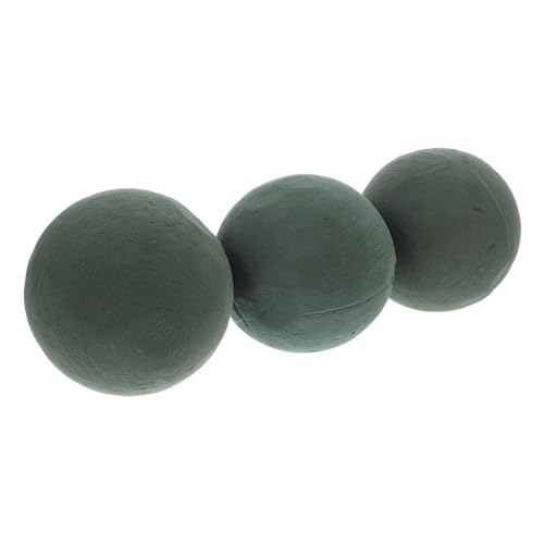 HAWILLOSCH 3pcs Blumenschaumkugeln Für Frische Blütenarrangements Hoher Absorption Florist Pflanzenschaum Für Bastelblumen Schaumstoff Ziegelschaum Block von HAWILLOSCH