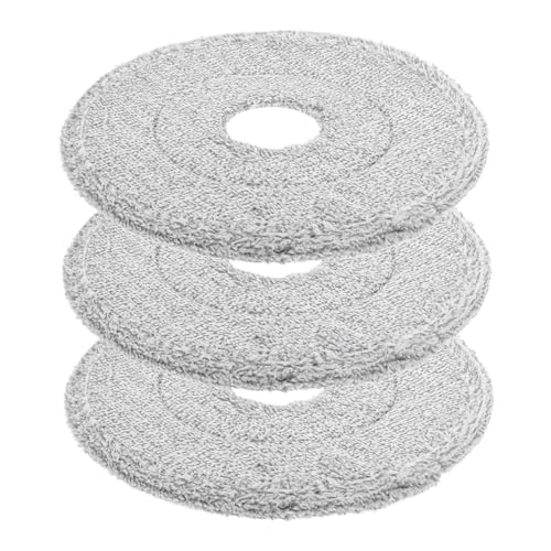 HAWILLOSCH 3stücke Moppkopf Aus Baumwolle Ersatzköpfe Für Mopp Runde Köpfe Zum Reinigen Und Trocken Waschbar Und Wiederverwendbar Für Heimgebrauch von HAWILLOSCH