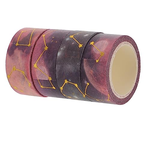 HAWILLOSCH 4 Rollen Nacht Sternen Washi Tape Dekorative Masking Tapes für Scrapbooking Diy Kunsthandwerk und Planer Natürliche Designs Kalender und Projekte HAWILLOSCH 4 Rollen Nacht Sternen Washi Tape Dekorative Masking Tapes für Scrapbooking Diy Kunsthandwerk und Planer Natürliche Designs Kalender und Projekte von HAWILLOSCH