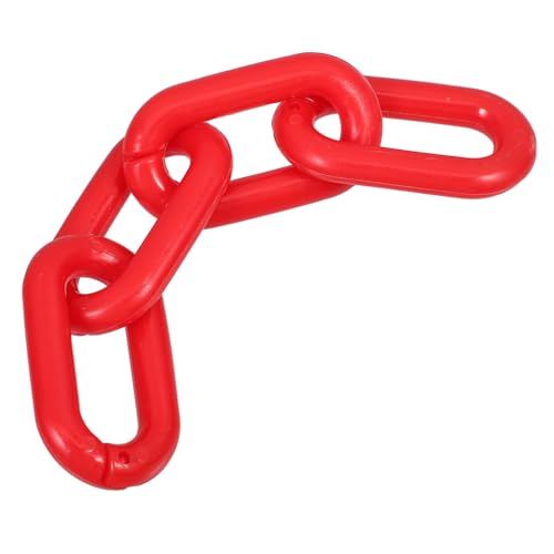 HAWILLOSCH 4 Stück Teiliges Kunststoff O ring verbindung Traffic Cone Clips Rot Langlebig Leicht für Verkehrsabsicherung Baustelle Parkplatz Sicherheitsketten von HAWILLOSCH