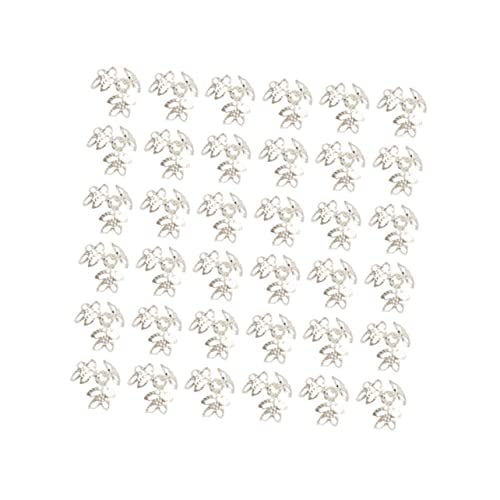 HAWILLOSCH 400 Stück Schmuckzubehör Perlenkappen hohl Filigran Reiz Silberohrringe Blume Material zur Schmuckherstellung handwerkliche Verzierungen Anhängerzubehör Silver HAWILLOSCH 400 Stück Schmuckzubehör Perlenkappen hohl Filigran Reiz Silberohrringe Blume Material zur Schmuckherstellung handwerkliche Verzierungen Anhängerzubehör Silver von HAWILLOSCH