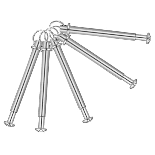 HAWILLOSCH 5 Sets Faltfächer Reparaturteile Metallachse Nieten Schrauben Für Faltbare Ventilatoren 20mm Robuste Ersatzteile Für Professionelle Reparaturen von HAWILLOSCH