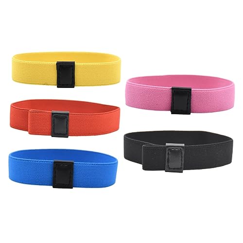 HAWILLOSCH 5 Stück Teiliges Elastisches Lunchbox Band Bunte Fixiergurte für Brotdosen Flexibel und Leicht Geeignet für Outdoor Schule Camping und Reisen Sicherer Halt für Doppellagige Bento von HAWILLOSCH