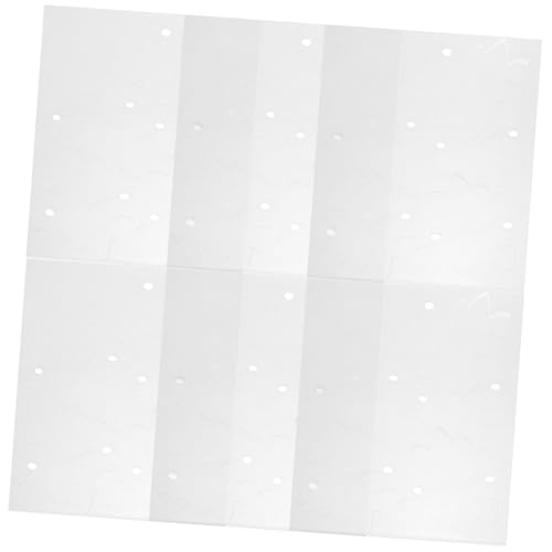 HAWILLOSCH 6Stücke Wärmeschrumpfbare Folien für DIY Weihnachtsbaumdekoration Transparente Mattierte Schrumpffolien Einfach zu Verarbeiten für Bastelprojekte von HAWILLOSCH