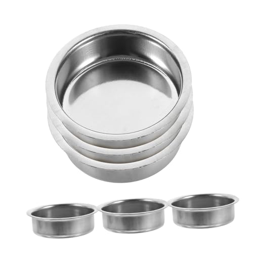 HAWILLOSCH 6st Räuchergefäß Weihrauchschale Aus Metall Teile Für Weihrauchbrenner Ersatz Für Räucherstäbchen Weihrauchplatte Aus Metall Weihrauchbrennerplatte Rostfreier Stahl Silver von HAWILLOSCH