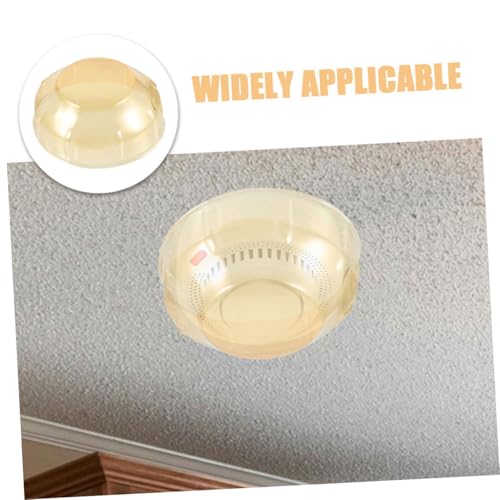 HAWILLOSCH 8 Stück Teiliges Schutzabdeckungs Rauchmelder Staubdicht Hitzebeständig Einfache Installation Schutz vor Fehlalarmen und Partikeln Geeignet für Küchen Heimrauchmelder von HAWILLOSCH