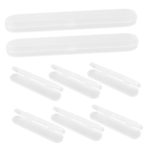 HAWILLOSCH 8 Stück Teiliges Tragbares Aufbewahrungsbox Transparent für Besteck und Kleine Utensilien Stapelbare Organizer Boxen für Reise und Haushalt Vielseitig Einsetzbar zur Ordentlichen von HAWILLOSCH