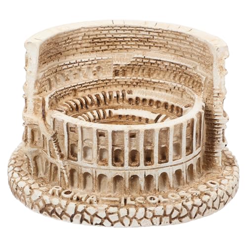 HAWILLOSCH Antike Römische Figurine Colosseum Für Fischbehälter Und Tischdekoration Als Und Stilvolle Wohnungsaccessoire von HAWILLOSCH
