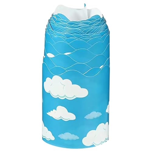 HAWILLOSCH Border Paper Roll mit Abziehbarem Wolkenmuster Vielseitiger Tafelrand Aufkleber für Pinnwand Whiteboard und Türdekoration Wiederverwendbarer Selbstklebender Modischer Rahmen für HAWILLOSCH Border Paper Roll mit Abziehbarem Wolkenmuster Vielseitiger Tafelrand Aufkleber für Pinnwand Whiteboard und Türdekoration Wiederverwendbarer Selbstklebender Modischer Rahmen für von HAWILLOSCH