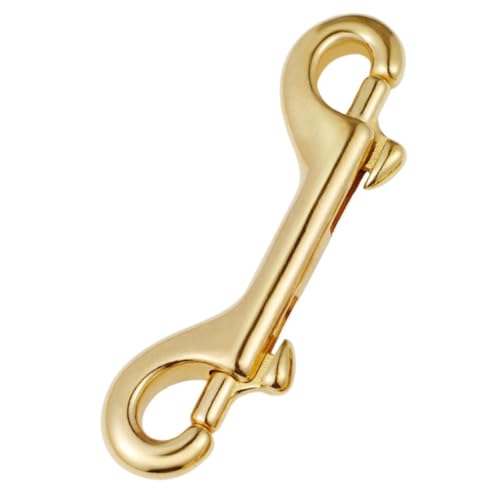 HAWILLOSCH Doppelendiger Karabinerhaken Messing Vielseitig Einsetzbar Für Heimwerkerprojekte Langlebig Für Haustierleinen Taschen Und Mehr HAWILLOSCH Doppelendiger Karabinerhaken Messing Vielseitig Einsetzbar Für Heimwerkerprojekte Langlebig Für Haustierleinen Taschen Und Mehr von HAWILLOSCH