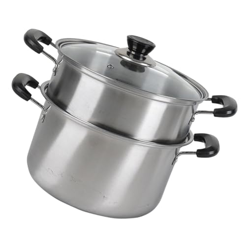 HAWILLOSCH Edelstahl Steamer Topf Dampfgarer Kochtopf mit Dämpfeinsatz Langlebig Rostfrei Spülmaschinenfest Vielseitig für Suppen Gemüse Meeresfrüchte und Dumplings Geeignet HAWILLOSCH Edelstahl Steamer Topf Dampfgarer Kochtopf mit Dämpfeinsatz Langlebig Rostfrei Spülmaschinenfest Vielseitig für Suppen Gemüse Meeresfrüchte und Dumplings Geeignet von HAWILLOSCH