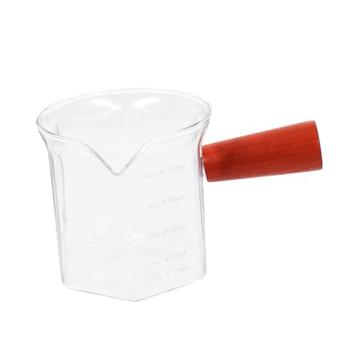 HAWILLOSCH Eleganter Messbecher Aus Glas Mit Holzgriff Für Kaffee Espresso Dosierung Zufällige Farbe HAWILLOSCH Eleganter Messbecher Aus Glas Mit Holzgriff Für Kaffee Espresso Dosierung Zufällige Farbe von HAWILLOSCH