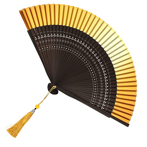 HAWILLOSCH Chinesischer Faltfächer Klassischer Faltfächer Bambus-faltfächer Schmuckfächer Retro-faltfächer Handfächer Falthandfächer Tanzfächer Retro-handfächer Fächer Für Partys Hochzeiten f von HAWILLOSCH