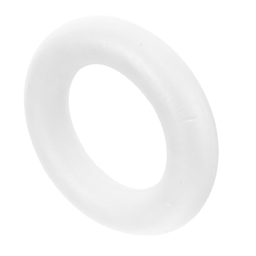 HAWILLOSCH Schaumstoffkreis Zum Basteln Blanko-schaumstoffmodell Unbemalter Ring Für DIY-projekte Praktischer Bastelschaumstoff Einfache Gestaltung Mit Farbe Und Dekorationen von HAWILLOSCH