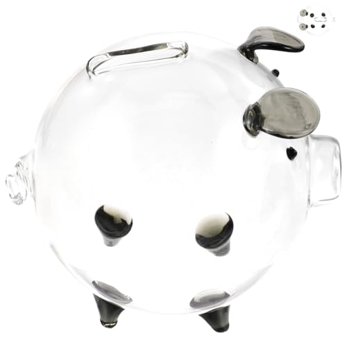 HAWILLOSCH Glas Sparschwein Transparent Hochborosilikat Piggy Bank Münzbox Geldkassette Charmant Langlebig Für Sparen Sparverhalten Zuhause Dekoration HAWILLOSCH Glas Sparschwein Transparent Hochborosilikat Piggy Bank Münzbox Geldkassette Charmant Langlebig Für Sparen Sparverhalten Zuhause Dekoration von HAWILLOSCH