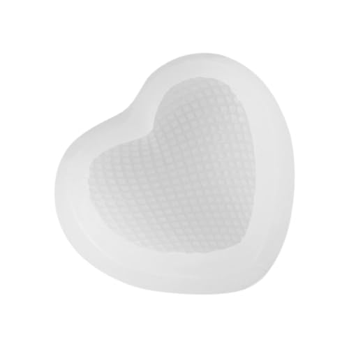 HAWILLOSCH Herzförmige Silikon Gießform DIY Seifenform für Handgemachte Seifenherstellung Rostfrei Flexibel Geeignet für Küche Bäckerei Hotel und Kreative Bastelprojekte von HAWILLOSCH