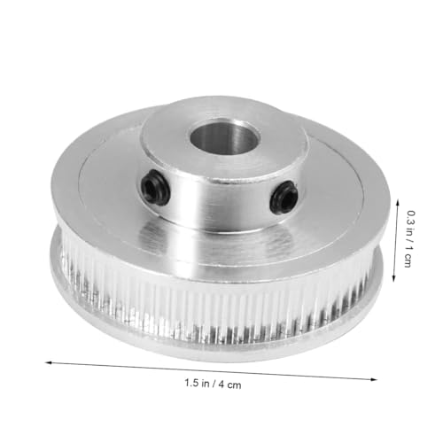 HAWILLOSCH Hochpräzise Aluminiumlegierung Zähne Zahnriemenscheibe Bohrung für Drucker Aluminium Riemenscheibe Synchronrad Cnc Zubehör bf Silber HAWILLOSCH Hochpräzise Aluminiumlegierung Zähne Zahnriemenscheibe Bohrung für Drucker Aluminium Riemenscheibe Synchronrad Cnc Zubehör bf Silber von HAWILLOSCH