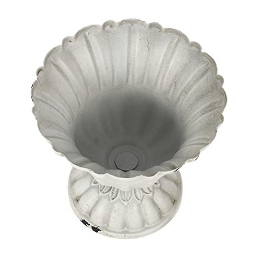 HAWILLOSCH Retro Eisen Blumentopf Künstliche Blumenvase Schickes Vasen Dekor Für Zuhause Büro Desktop Fensterbank Design Becher Schmiedeeisen von HAWILLOSCH