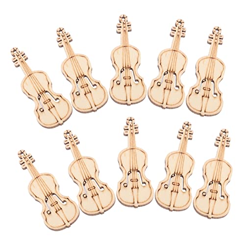 HAWILLOSCH 50stücke Holz Violin Unlackierte Graffiti Holzscheiben Für Bastelprojekte Glatte Oberflächen Für Kreative Dekorationen Und Bastelarbeiten von HAWILLOSCH