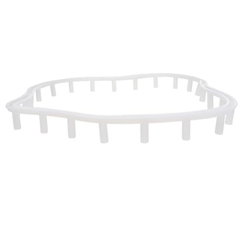 HAWILLOSCH Klebstoff -drop -tablettform Fondantform Silikonform Schalenformen Gussformen Kieselgel Weiß von HAWILLOSCH