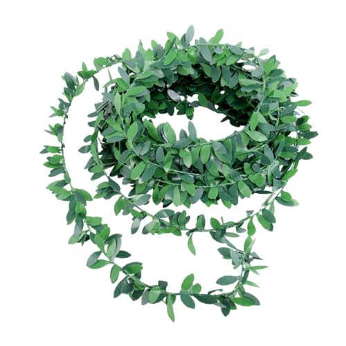 HAWILLOSCH Künstliche Efeu Girlande mit Grünen Blättern Simulierte Deko Vine für Hochzeiten Partys DIY Haarbänder und Vielseitige Dekorationen HAWILLOSCH Künstliche Efeu Girlande mit Grünen Blättern Simulierte Deko Vine für Hochzeiten Partys DIY Haarbänder und Vielseitige Dekorationen von HAWILLOSCH