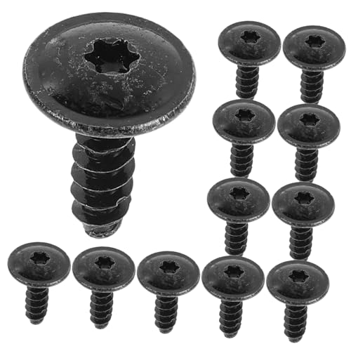HAWILLOSCH Robuste Flache Nummernschildschrauben M5 Selbstschneidende Schrauben Für Die Montage Und Befestigung An Der Fahrzeugfront von HAWILLOSCH