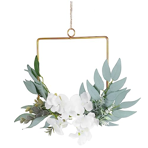 HAWILLOSCH Simulation Blumenkranz aus für Hochzeiten und Valentinstag Dekorative Hängedekoration mit Natürlichem Look für Zuhause und Restaurant HAWILLOSCH Simulation Blumenkranz aus für Hochzeiten und Valentinstag Dekorative Hängedekoration mit Natürlichem Look für Zuhause und Restaurant von HAWILLOSCH