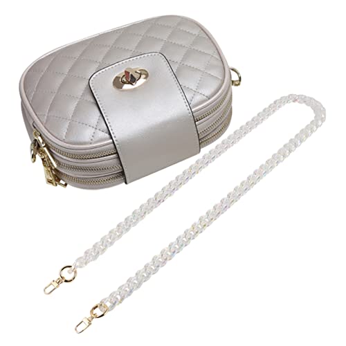 HAWILLOSCH Transparente Acryl Schulterriemen für Handtaschen Abnehmbar mit Schnallen Stilvolles Design für DIY Taschen Glänzende Oberfläche für Zusätzlichen Glamour HAWILLOSCH Transparente Acryl Schulterriemen für Handtaschen Abnehmbar mit Schnallen Stilvolles Design für DIY Taschen Glänzende Oberfläche für Zusätzlichen Glamour von HAWILLOSCH