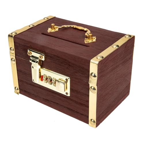 HAWILLOSCH Vintage Schatztruhe aus Holz mit Schloss Kleine Piraten geldkassette Dekorativer Münzbehälter Robustes Design als Sparschwein für Zuhause für Erwachsene HAWILLOSCH Vintage Schatztruhe aus Holz mit Schloss Kleine Piraten geldkassette Dekorativer Münzbehälter Robustes Design als Sparschwein für Zuhause für Erwachsene von HAWILLOSCH