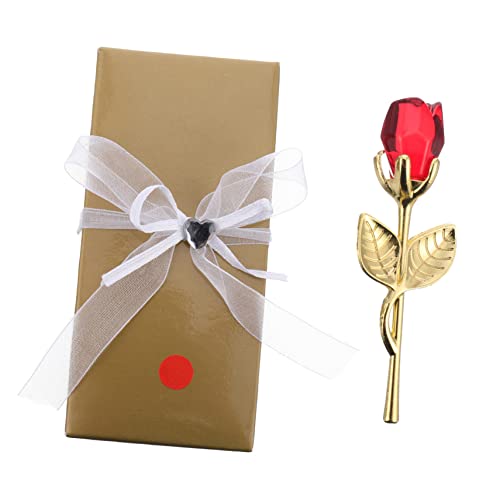 HAWILLOSCH Wunderschöne Kristallrose Als Tischdekoration Stilvolles Valentinstagsgeschenk Für Liebhaber in Stilvoller Geschenkbox Zeitloses Zuhause-dekor Mit Beeindruckendem HAWILLOSCH Wunderschöne Kristallrose Als Tischdekoration Stilvolles Valentinstagsgeschenk Für Liebhaber in Stilvoller Geschenkbox Zeitloses Zuhause-dekor Mit Beeindruckendem von HAWILLOSCH