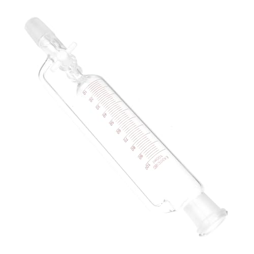 HAWILLOSCH Zylindrischer Scheidetrichter aus Borosilikatglas Hochtransparent Korrosionsbeständig mit Rundem Stabilem Fuß für Labor und Industrielle Flüssigkeitstrennung Fassungsvermögen von HAWILLOSCH