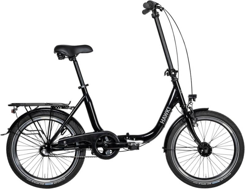 HAWK Bikes Faltrad FOLDER 3.0, 3 Gang Shimano Shimano Nexus 3-Gang Nabenschaltung mit Rücktritt Schaltwerk, Nabenschaltung von HAWK Bikes