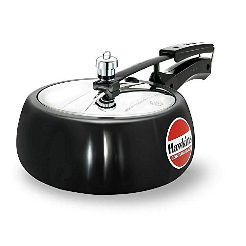 Hawkins CB35 Harteloxierter Schnellkochtopf, 3,5 Liter, Contura Black von HAWKINS