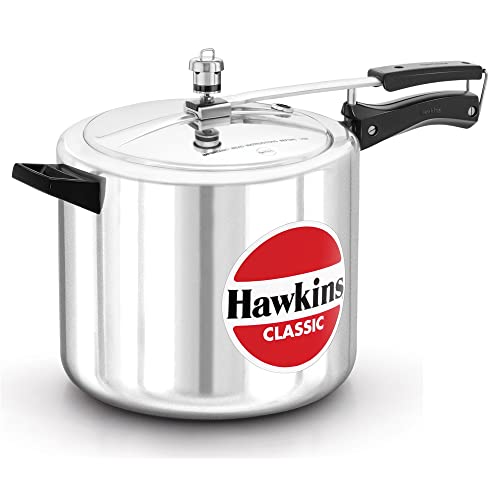 Hawkins Klassischer Schnellkochtopf, Aluminium, 10 l, silberfarben von HAWKINS
