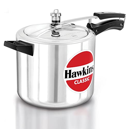 HAWKINS Classic CL65 Schnellkochtopf, 6,5 l, Aluminium, klein, silberfarben, 6.5 liters, Silver von HAWKINS