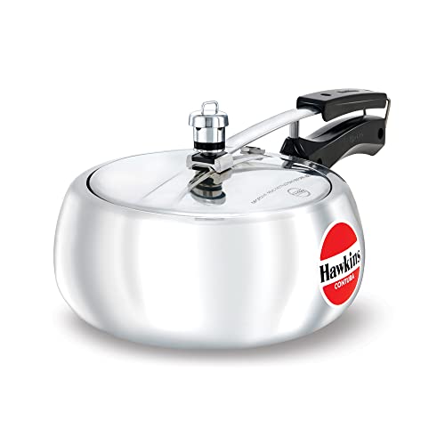 Hawkins 3,5 Liter Contura Schnellkochtopf, Handi Innendeckelkocher, Silber (HC35) von HAWKINS