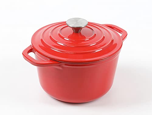 HAWOK Emaillierter Mini-Schmortopf aus Gusseisen, Durchmesser 16,3 cm, Rot HAWOK Emaillierter Mini-Schmortopf aus Gusseisen, Durchmesser 16,3 cm, Rot von HAWOK