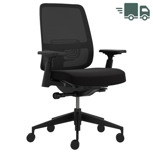 HAWORTH Lively 2965 Bürostuhl | Netzrücken | Schwarz von HAWORTH