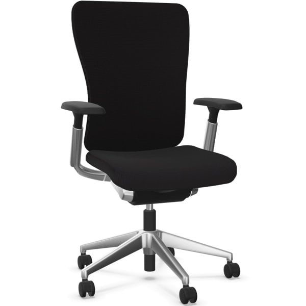 HAWORTH Zody Comforto 89 Bürostuhl | Polsterrücken schwarz | Alugestell von HAWORTH