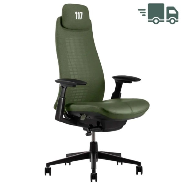 Haworth Fern X Halo Gaming Chair | Leder-Sitzfläche | Komplettausstattung von HAWORTH