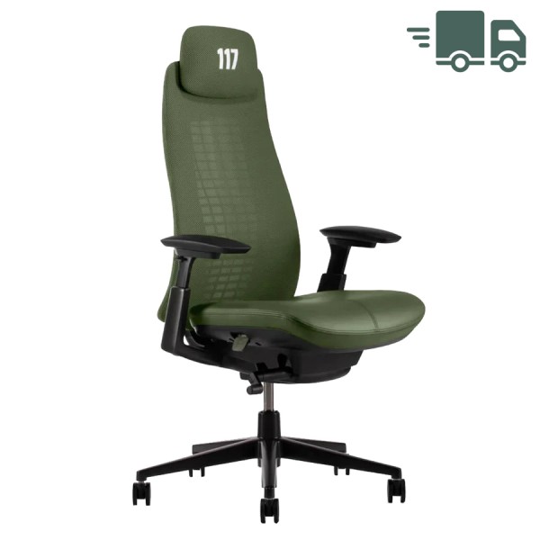 Haworth Fern X Halo Gaming Chair | Bis 150 kg | Leder-Sitzfläche von HAWORTH