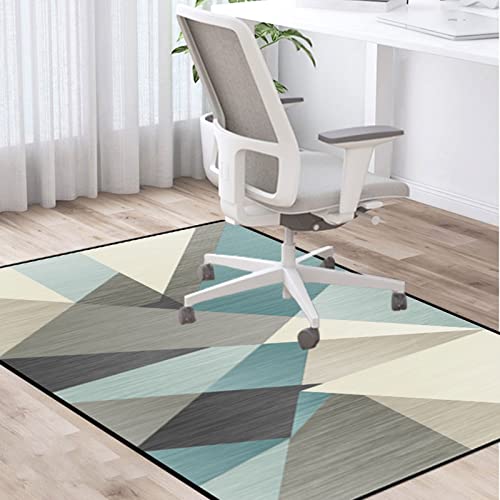 HAXA 120x140cm Bodenschutzmatte Bürostuhl Teppichschoner Bürostuhlunterlage Gaming Fußboden-Matte rutschhemmend Bodenschutz für Parkett,Laminat,Hartböden und Teppichboden von HAXA